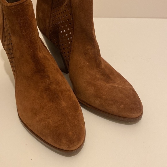 Diane Von Furstenberg Auletta Brown Chesnt suede ankle boots . Size 5 - Picture 9 of 16